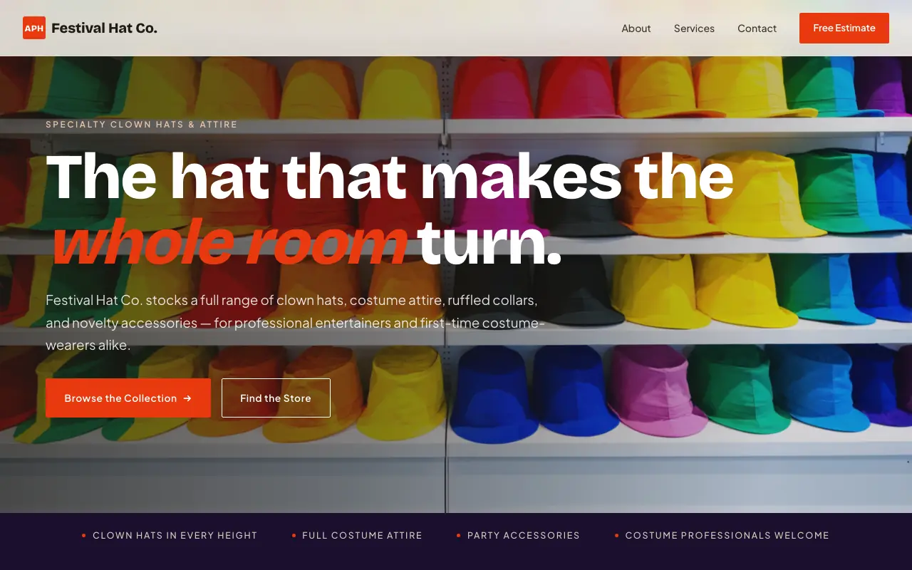Festival Hat Co. — Retail & Party