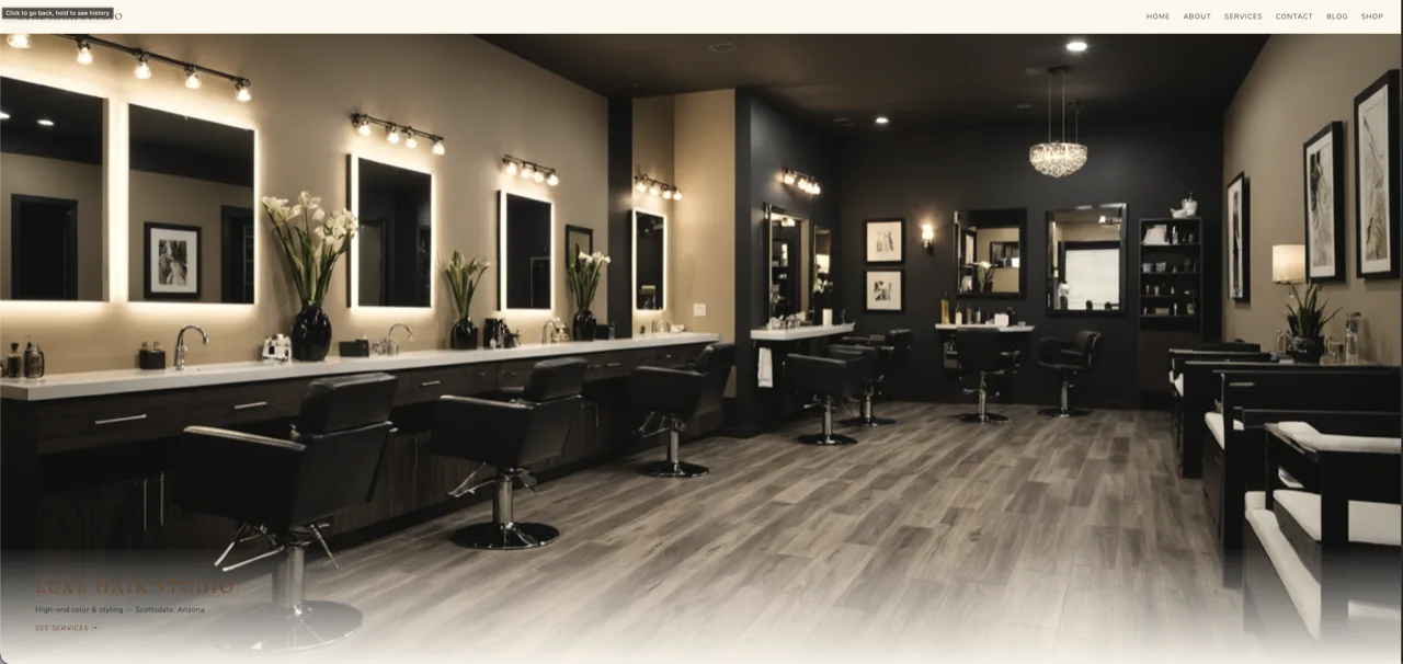 Luxe Hair Studio — Beauty & Salon